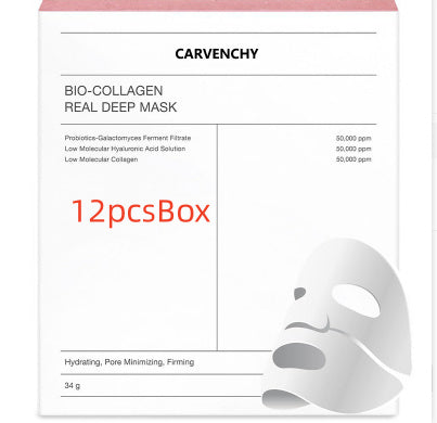 Deep Collagen Overnight Mask The Real Collagen Facial Sheet Masks