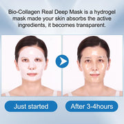 Deep Collagen Overnight Mask The Real Collagen Facial Sheet Masks